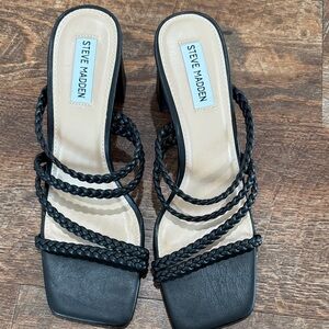 These sandals are the Steve Madden Dion Heeled Sandal.